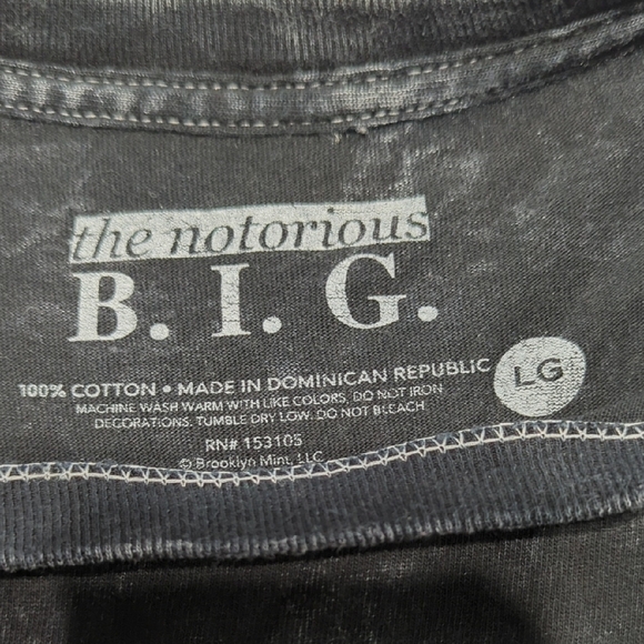 Biggie Smalls Graphic Tee - Black - Picture 5 of 8